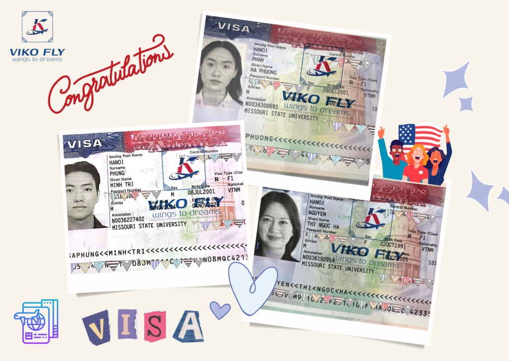 VISA DU HỌC MỸ TRONG TẦM TAY, VỚI VIKOFLY ĐẾN LÀ BAY
