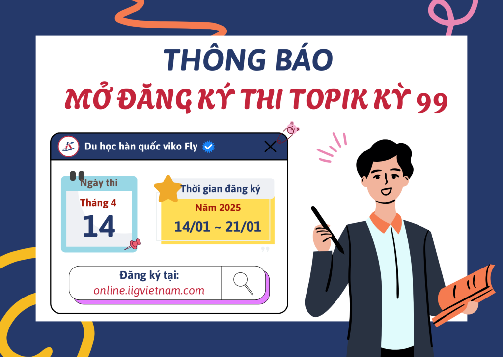 Thông báo mở kỳ thi đăng ký topik 99